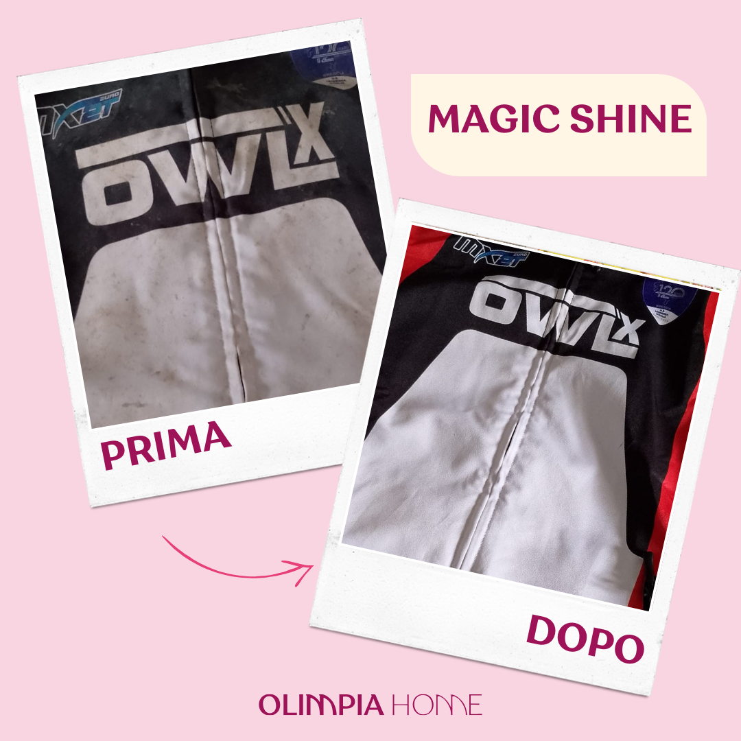 Pz.6 x Magic Shine - Additivo Igienizzante Ultra Concentrato per Bianco & Colori Brillanti Ml.400