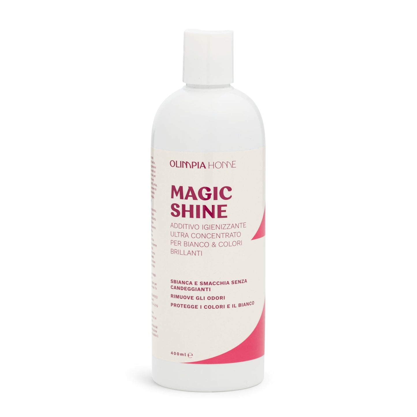 Pz.6 x Magic Shine - Additivo Igienizzante Ultra Concentrato per Bianco & Colori Brillanti Ml.400